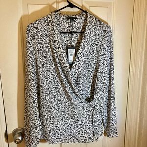 Sheer long sleeve dress shirt. New with tags